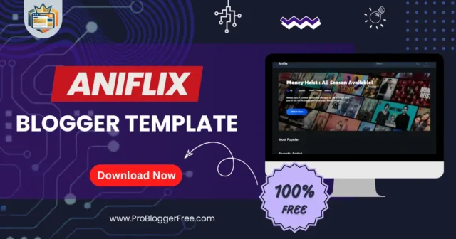 Aniflix Movies Premium Blogger Template Free Download